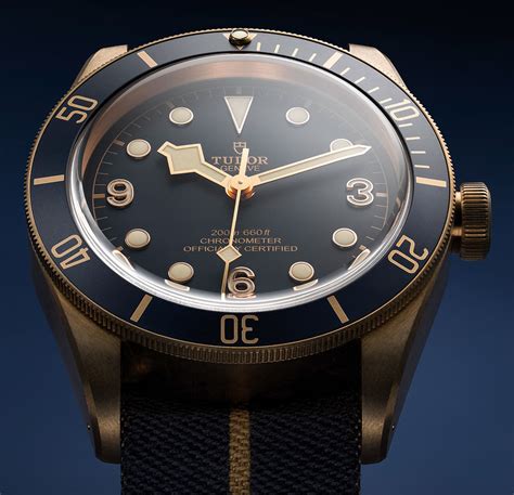 tudor heritage black bay bronze blue replica|tudor black bay bronze review.